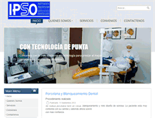 Tablet Screenshot of ipsodontologica.com